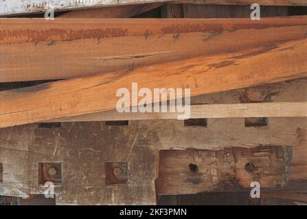Rottami di legno Foto Stock