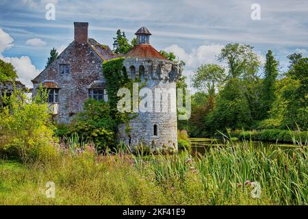 Old Scotney Castle - Lamberhurst Kent UK Foto Stock