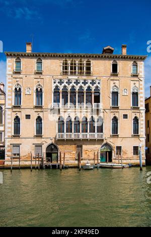 historische Paläste. Palazzi, al canale Grande Venedig, Regione Venetien, Italien Foto Stock