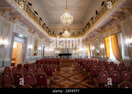 Innenansicht, Teatro, Teatro la Fenice, Venedig, Venetien, Italien Foto Stock