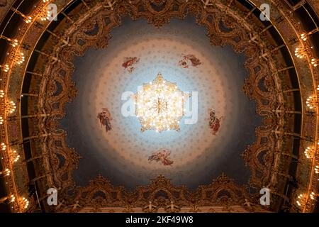 Innenansicht, Teatro, Teatro la Fenice, Venedig, Venetien, Italien Foto Stock