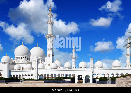 Abu Dhabi - Grosse Moschee Foto Stock