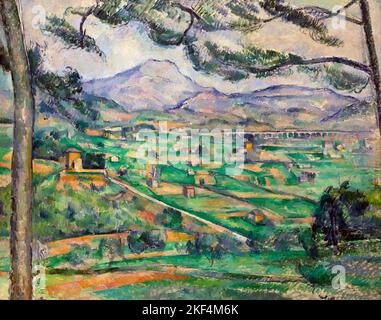 Mont Sainte-Victoire, Paul Cezanne, 1886-1887, Phillips Collection, Washington DC, STATI UNITI Foto Stock