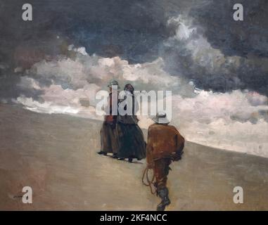 To the Rescue, Winslow Homer, 1886, Phillips Collection, Washington DC, STATI UNITI Foto Stock