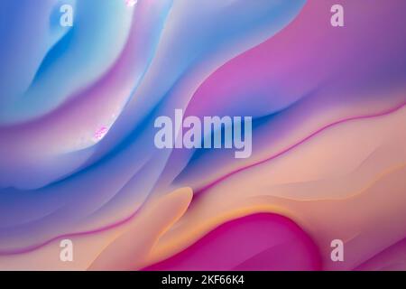 sfondo gradiente astratto con onde Foto Stock