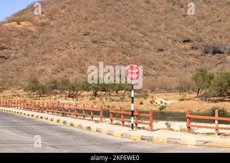 Wadi Dharbat o a volte scritto Darbat, Salalah in Oman Foto Stock