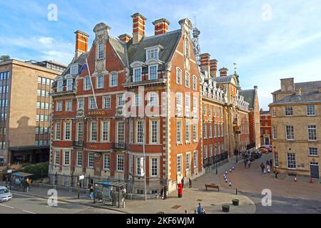 Il Grand Hotel York, formalmente Grand Hotel and Spa, 1906, originariamente sede della North Eastern Railway, Station Rise, North Yorkshire, YO1 Foto Stock