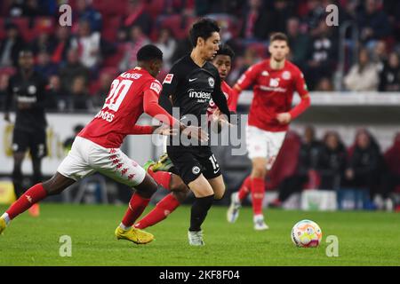 Magonza, Germania. 13th Nov 2022. Daichi Kamada (Eintracht Frankfurt) Calcio : partita della Bundesliga tra il 1. FSV Mainz 05 vs Eintracht Francoforte sul Mewa Arena a Mainz, Germania . Credit: Itaru Chiba/AFLO/Alamy Live News Foto Stock