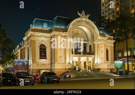 Il Saigon Opera House a ho Chi Minh City, Vietnam Foto Stock