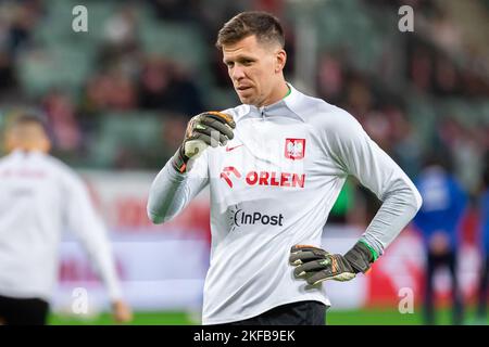 Varsavia, Polonia. 16th Nov 2022. Wojciech Szczesny di Polonia visto durante l'amichevole partita tra Polonia e Cile al Maresciallo Jozef Pilsudski Legia Varsavia Municipal Stadium. Punteggio finale; Polonia 1:0 Cile. Credit: SOPA Images Limited/Alamy Live News Foto Stock