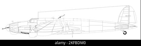 Heinkel He 111B-1 Foto Stock