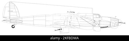 Heinkel He 111B-1 Foto Stock