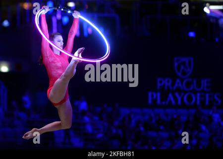 Praga, Repubblica Ceca. 17th Nov 2022. Cerimonia di apertura durante i Global Champions Prague Playoff 2022 a Praga, Repubblica Ceca. (Credit Image: © Slavek Ruta/ZUMA Press Wire) Foto Stock