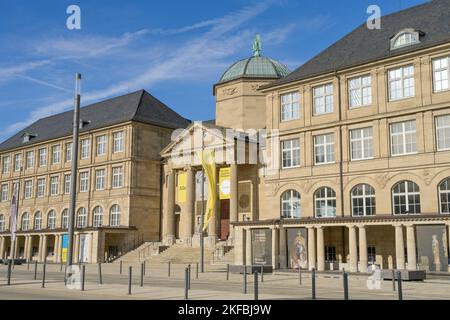 Museo Wiesbaden, Hessisches Landesmuseum für Kunst und Natur, Friedrich-Ebert-Allee, Wiesbaden, Hessen, Deutschland Foto Stock