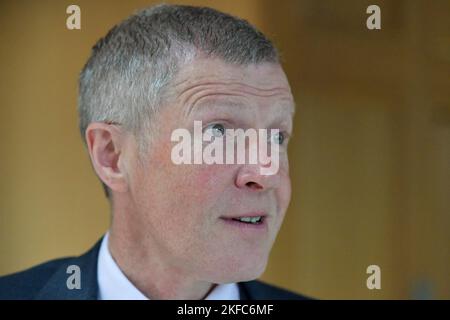 Edimburgo Scozia, Regno Unito 17 novembre 2022. Willie Rennie, liberal-democratici scozzesi al Parlamento scozzese. Credit sst/alamy live news Foto Stock