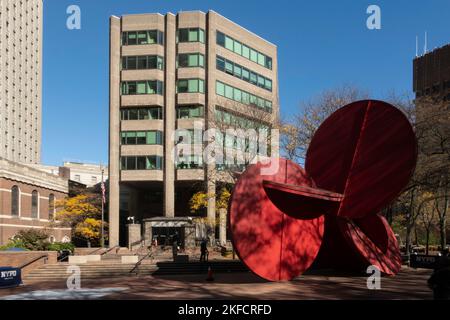 L'ufficio degli avvocati degli Stati Uniti si trova in One Saint Andrews Plaza vicino alla sede della polizia, Manhattan, 2022, New York City Foto Stock