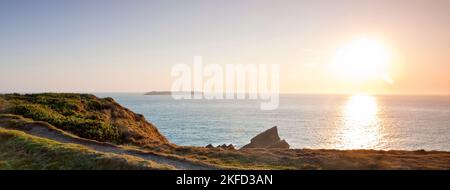 Vicino al Marloes Pembrokeshire Coast National Park (National Trust) Wales UK Foto Stock