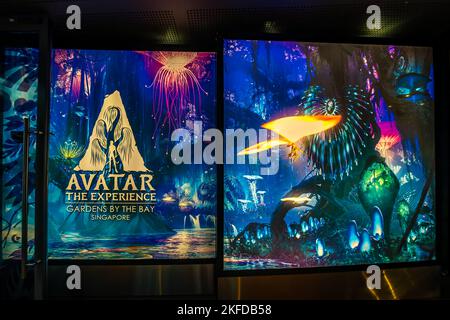 Avatar - l'esperienza a Clouds Forest, Gardens by the Bay, Singapore. Foto Stock