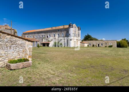 Abbaye de Lieu Dieu, Jard sur Mer, Pays de la Loire, Francia Foto Stock