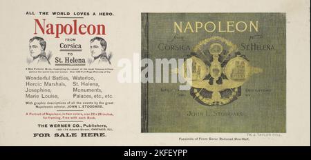 Tutto il mondo ama un eroe [..] Napoleone, c1895 - 1911. Pubblicato il: 1894 Foto Stock