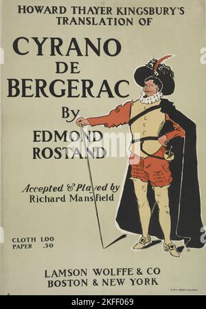 Cyrano de Bergerac, c1895 - 1911. Pubblicato il: 1907 Foto Stock