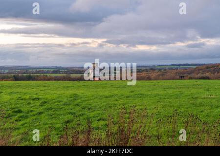 Resti della miniera di carbone di Monckton Colliery, Royston, Barnsley, South Yorkshire, Regno Unito Foto Stock