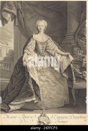 Marie Therese di Spagna, Dauphine di Francia. Foto Stock