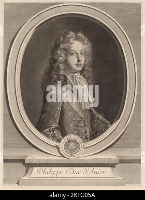 Filippo, Duca di Angiò. Foto Stock
