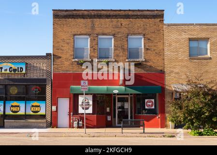 LaSalle, Illinois - Stati Uniti - 16th giugno 2022: Edifici e magazzini del centro a LaSalle, Illinois, Stati Uniti. Foto Stock