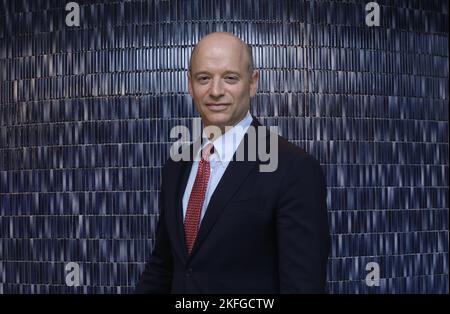 David Schwimmer, CEO del London Stock Exchange Group, presso gli uffici LSEG della ICBC Tower nel centro. 11NOV22 SCMP / Jonathan Wong Foto Stock