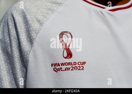 Qatar, Emirati Arabi Uniti. 18th Nov 2022. Coppa del mondo FIFA Calcio, Pre-Giochi opinioni generali; Qatar Coppa del mondo 2022 camicia di credito: Action Plus Sport / Alamy Live News Foto Stock