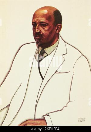 W.E. Burghardt Du Bois, 1925. Foto Stock