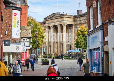 Macclesfield centro città municipio Foto Stock