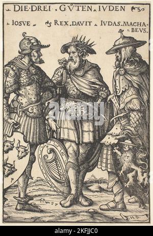 Giosuè, Davide e Giuda Maccabeo, 1516. Foto Stock