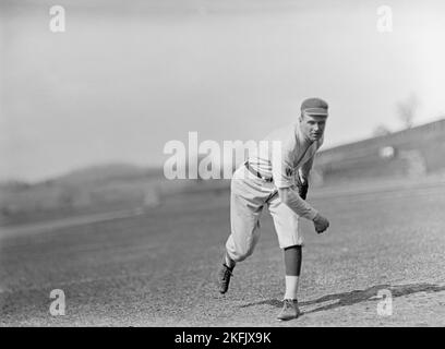 Victor Bickers, Washington al, all'Università della Virginia, Charlottesville (baseball), 1913. Foto Stock