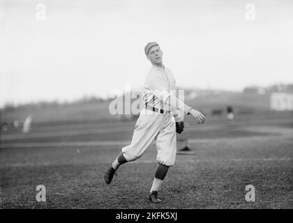 Elliott "Eddie" Dent, Washington al, all'Università della Virginia, Charlottesville (Baseball), ca. 1912-1916. Foto Stock