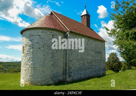 NAŠICE erano una donazione di Ban Jula, qualche tempo prima del 1230. I Templari probabilmente costruirono la chiesa di San Martino in quella tenuta. Foto Stock