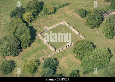 Hailes Abbey, un'ex abbazia cistercense in rovina, Hailes, Gloucestershire, 2021. Foto Stock