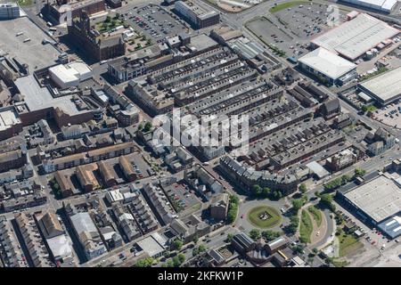 Barrow-in-Furness High Street Heritage Action zone, Cumbria, 2021. Foto Stock