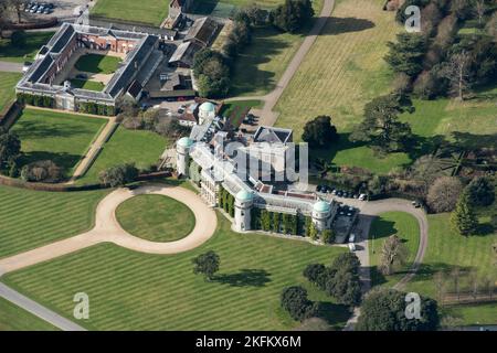 Goodwood House and Stables, West Sussex, 2018. Foto Stock