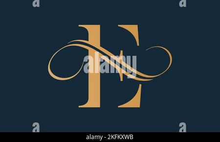 Modello con logo lettera e di lusso color oro. Design moderno di lusso iniziale e lettera logo. Modello vettoriale di disegno del logo Royal premium letter e. Illustrazione Vettoriale