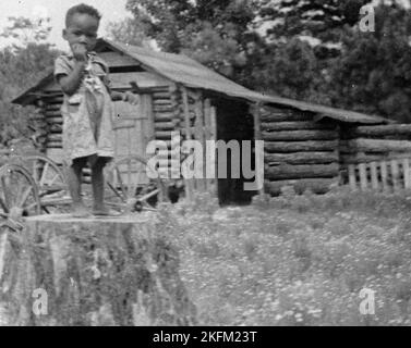 Fotografie dalla collezione Puckett - Bambini afroamericani nel sud degli Stati Uniti Foto Stock