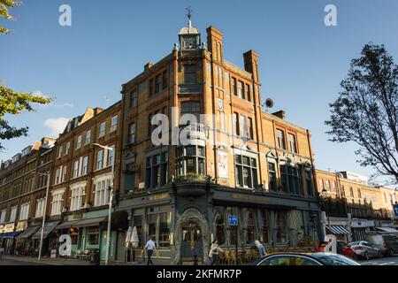 The Goat (in Boots) Public House, Fulham Road, Chelsea, Londra, SW10, Inghilterra, Regno Unito Foto Stock