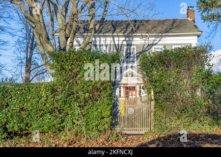 Vecchia casa a 320 strada principale, Sag Harbor, ny Foto Stock