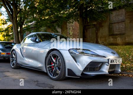 2021 Toyota Supra Pro ‘WM70 VLZ’ in mostra allo Scramble di ottobre tenutosi presso il Bicester Heritage Centre il 9th ottobre 2022 Foto Stock