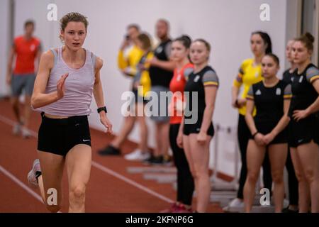 Belga Helena Ponette foto in azione durante un campo di addestramento organizzato dal Comitato Olimpico Belga BOIC-COIB a Belek Turchia, venerdì 18 novembre 2022. La tappa si svolge dal 12 al 27 novembre. FOTO DI BELGA LAURIE DIEFFEMBACQ Foto Stock