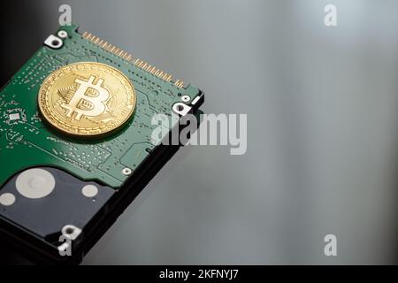 bitcoin come nuovo investimento finanziario Foto Stock