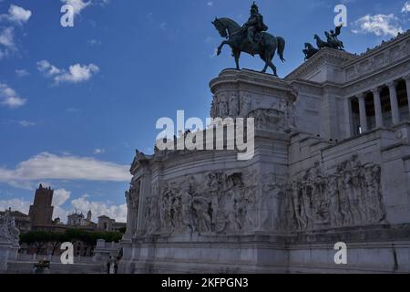 Roma, Italia - 22 settembre 2022 - l'altare della Patria, ufficialmente chiamato Monumento Nazionale a Vittorio Emanuele II Foto Stock
