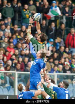 Genova, Italia. 19th novembre 2022. Durante la ANS - Autumn Nations Series Italia, partita di rugby tra Italia e Sud Africa il 19 novembre 2022 allo Stadio Luigi Ferrarsi di Genova. Photo Nderim Kaceli Credit: Independent Photo Agency/Alamy Live News Foto Stock