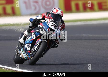 Victoria, Australia. 20th Nov 2022. Loris Baz (fra)racing for Bonovo Action BMW-riding the BMW M1000RRduring la stagione di riscaldamento per il 2022° round australiano del Grand Ridge Round del Campionato Mondiale Motul FIM Superbike 2022 a Phillip Island, Australia il 20 2022 novembre - Image Credit: brett keating/Alamy Live News Foto Stock